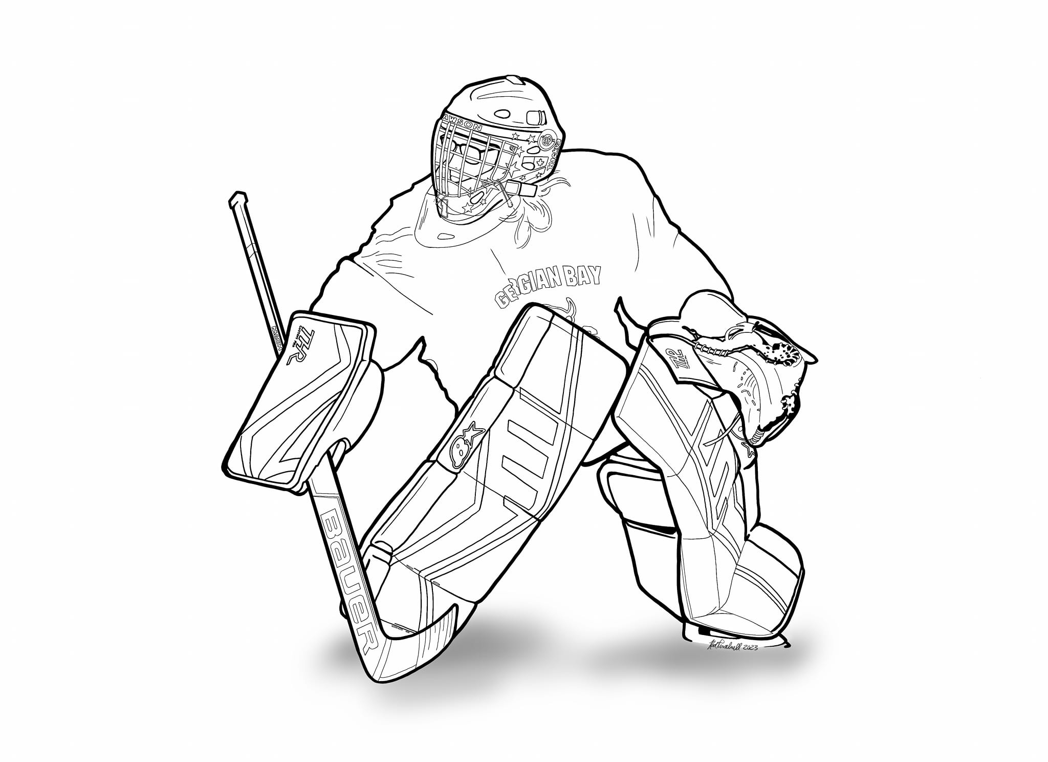 Sorry the coloring sheet didn't load, it can also be found
      on my Facebook Page at fb.me/goaliepow